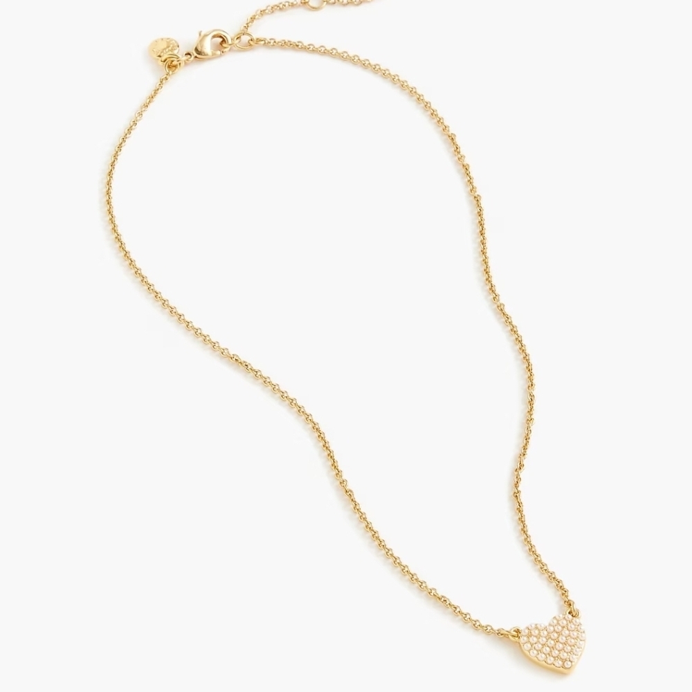 Gold Heart Pendant Necklace